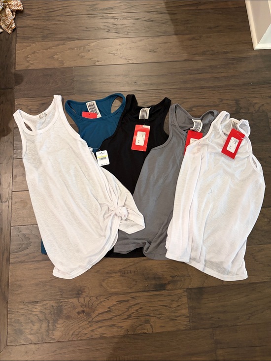 Free People Tops - New With Tags Lot of Five Free People Beach Long Beach Tanks Sz M